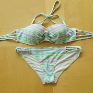 Victoria's Secret Vapor Wave Braided Bandeau 34D